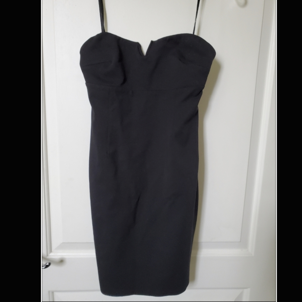Silence + Noise strapless little black dress S